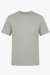 T-shirt gris classique pour homme en mélange de coton