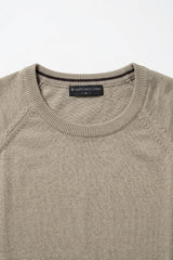T-shirt kaki classique pour homme, manches courtes, col rond