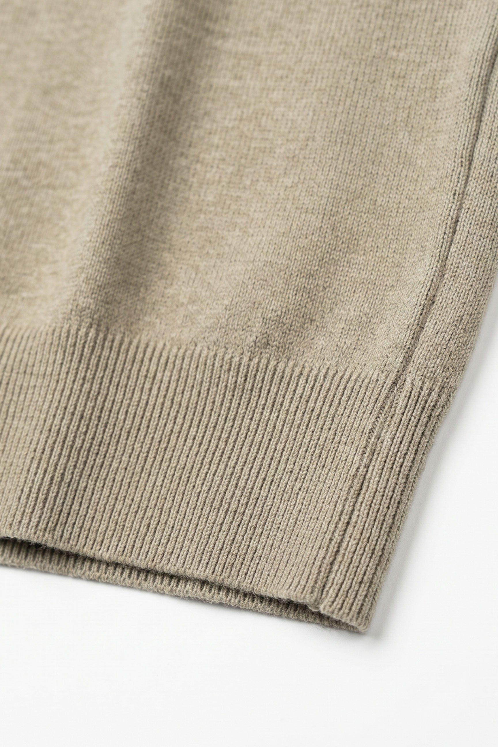 T-shirt kaki classique pour homme, manches courtes, col rond