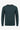 Pull en maille bleu marine pour homme, col rond, coupe classique