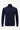 Pull à col roulé bleu marine pour homme, en maille douce à manches longues et mélange de viscose.