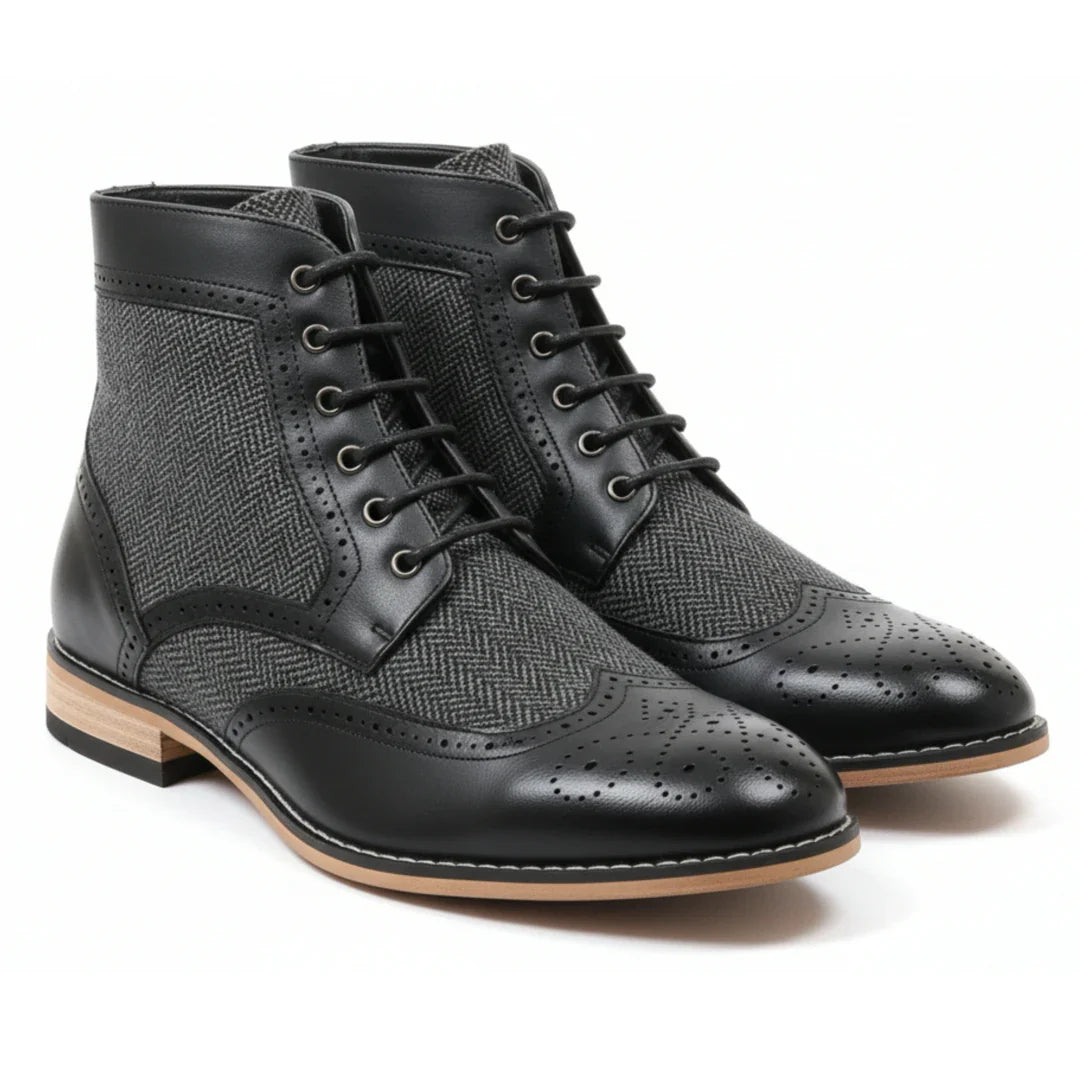 Bottines Richelieu à bout golf pour hommes