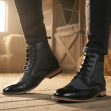 Bottines Richelieu à bout golf pour hommes