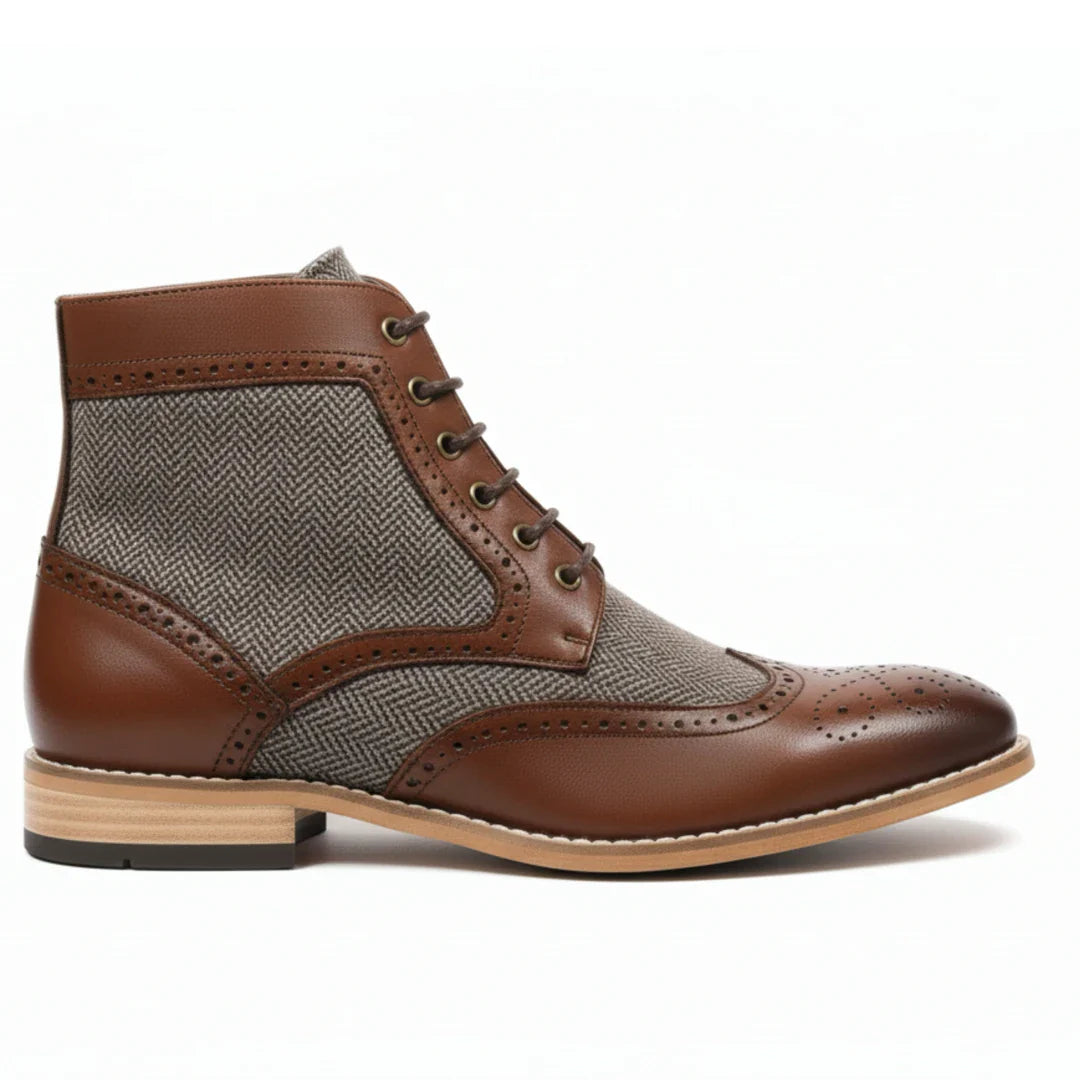 Bottines Richelieu à bout golf pour hommes