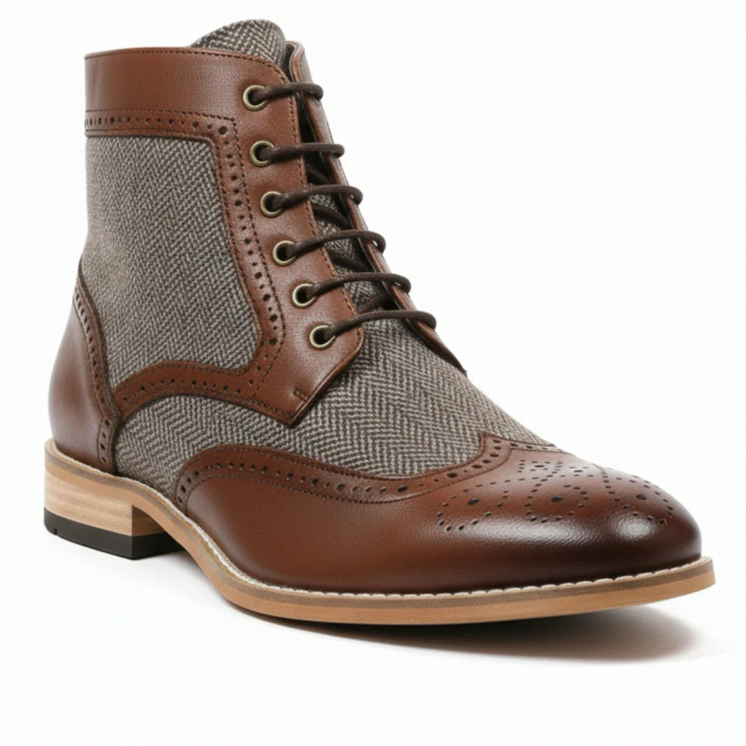 Bottines Richelieu à bout golf pour hommes