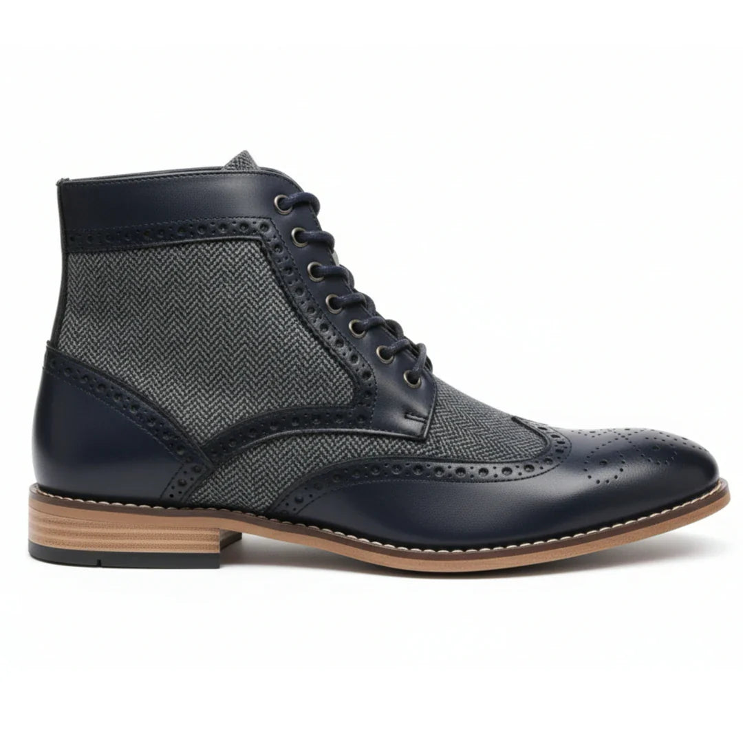 Bottines Richelieu à bout golf pour hommes