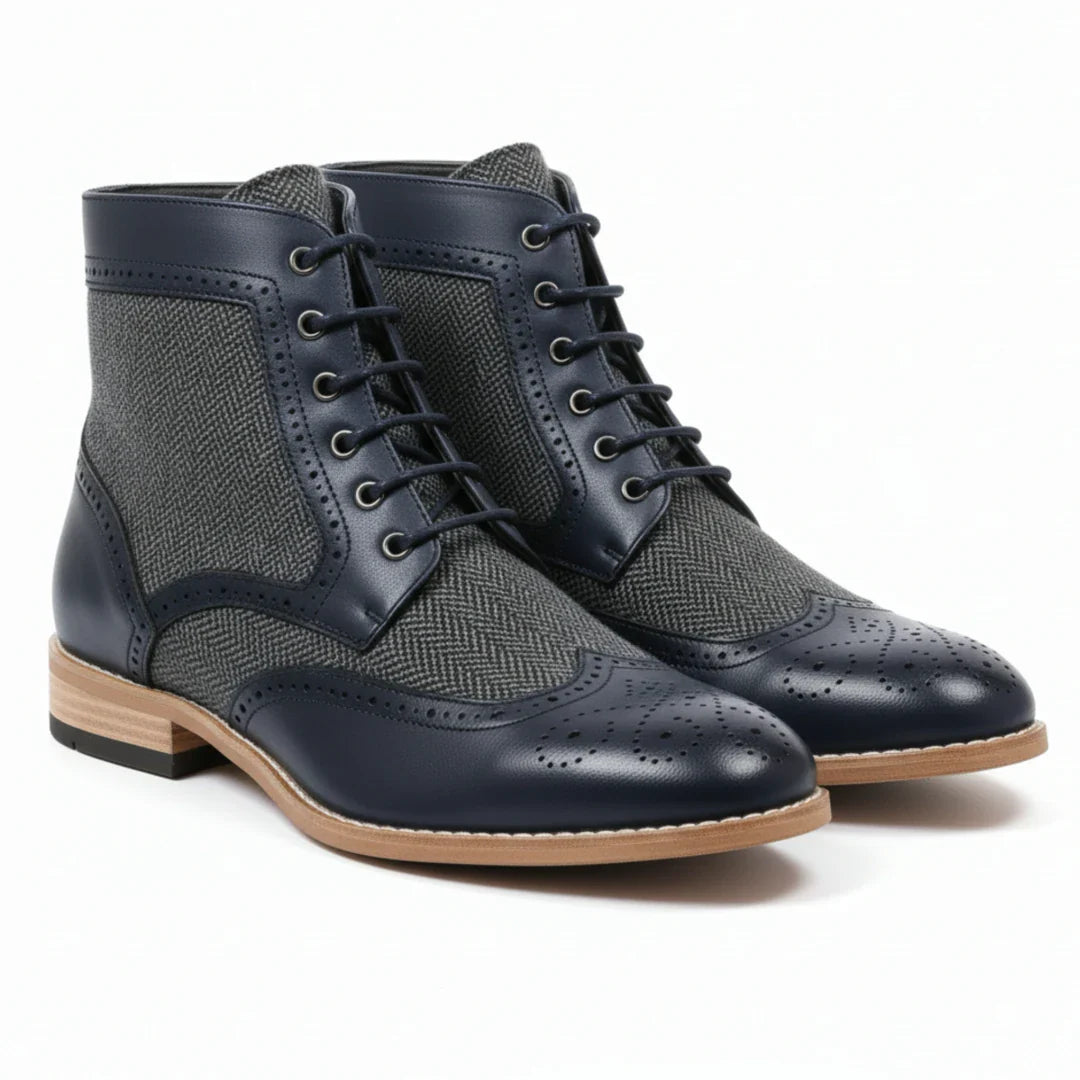 Bottines Richelieu à bout golf pour hommes
