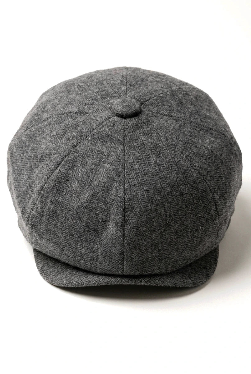Casquette Gavroche 8 Panneaux Homme - Cavani Martez - Gris Foncé