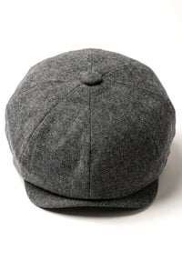 Casquette Gavroche 8 Panneaux Homme - Cavani Martez - Gris Foncé