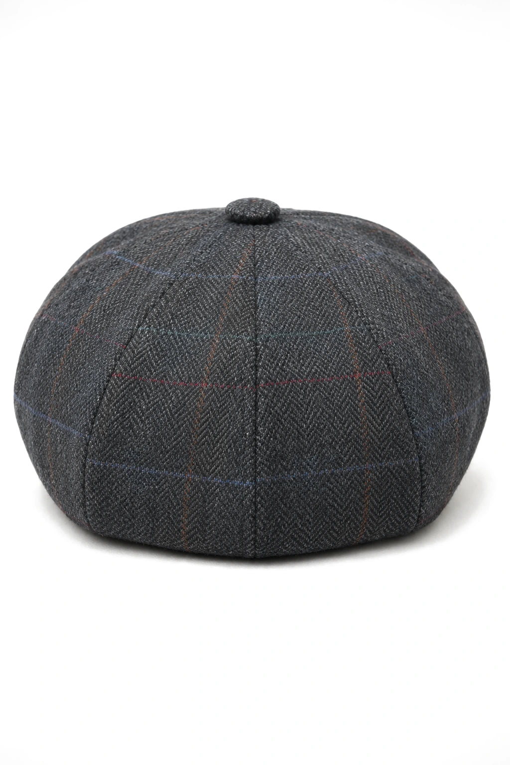 Casquette plate de gavroche à 8 panneaux pour homme, style gavroche, en tweed de laine.