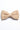 Nœud papillon beige tricoté pour homme