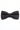 Nœud papillon noir double épaisseur pour homme