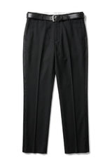 Pantalon de smoking noir pour homme, rayures satinées, idéal pour mariage ou bal de promo.