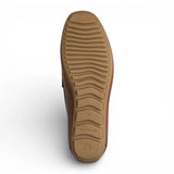 Mocassins en cuir marron pour hommes