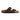 Sandales pantoufles en cuir marron pour hommes