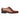Chaussures Derby pour homme en cuir marron uni à bout rapporté