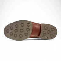 Chaussures brogues pour hommes en cuir suédé marron