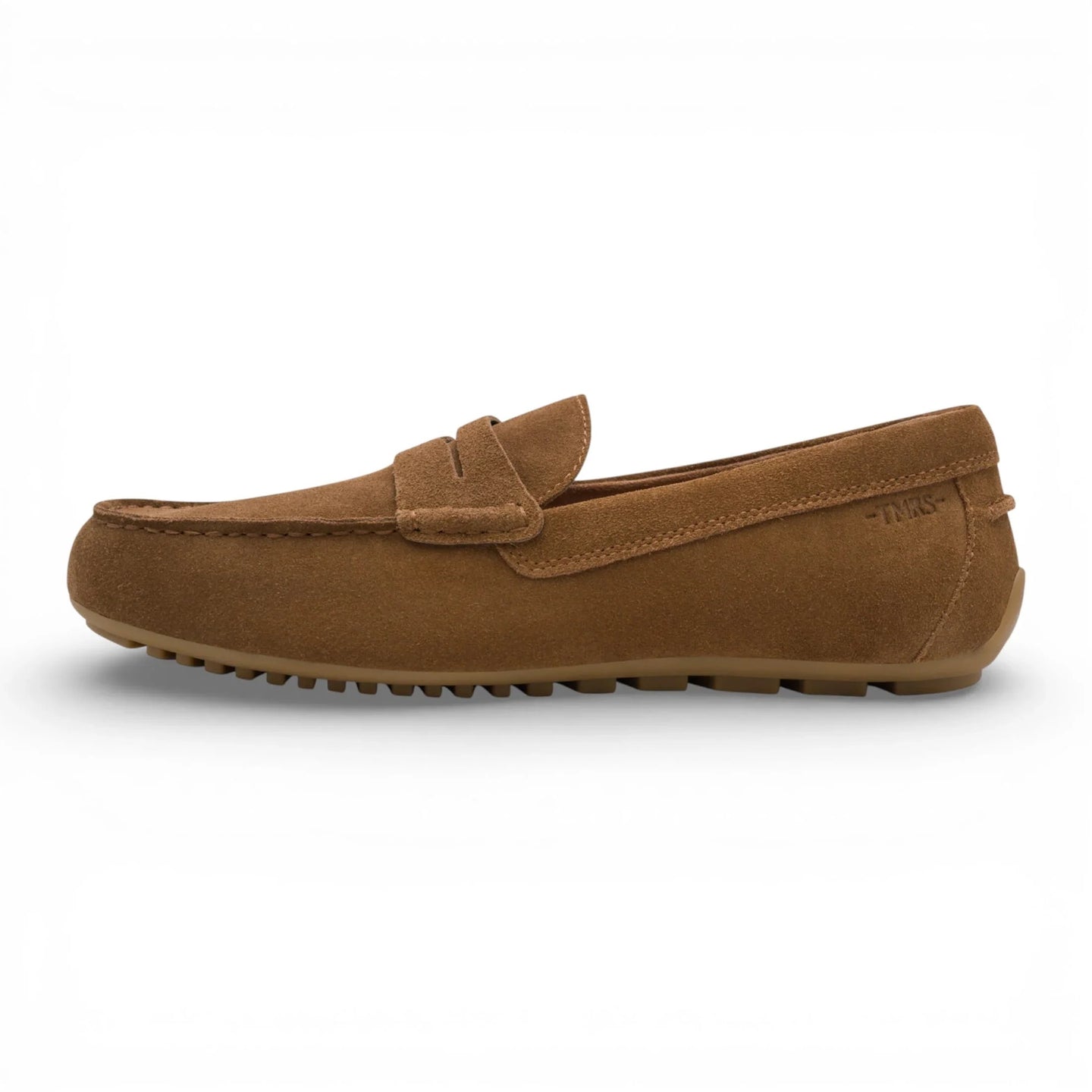 Mocassins en daim marron pour hommes
