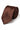 Ensemble cravate marron pour homme avec pochette et boutons de manchette