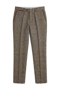 Ralph - Pantalon en tweed marron pour homme