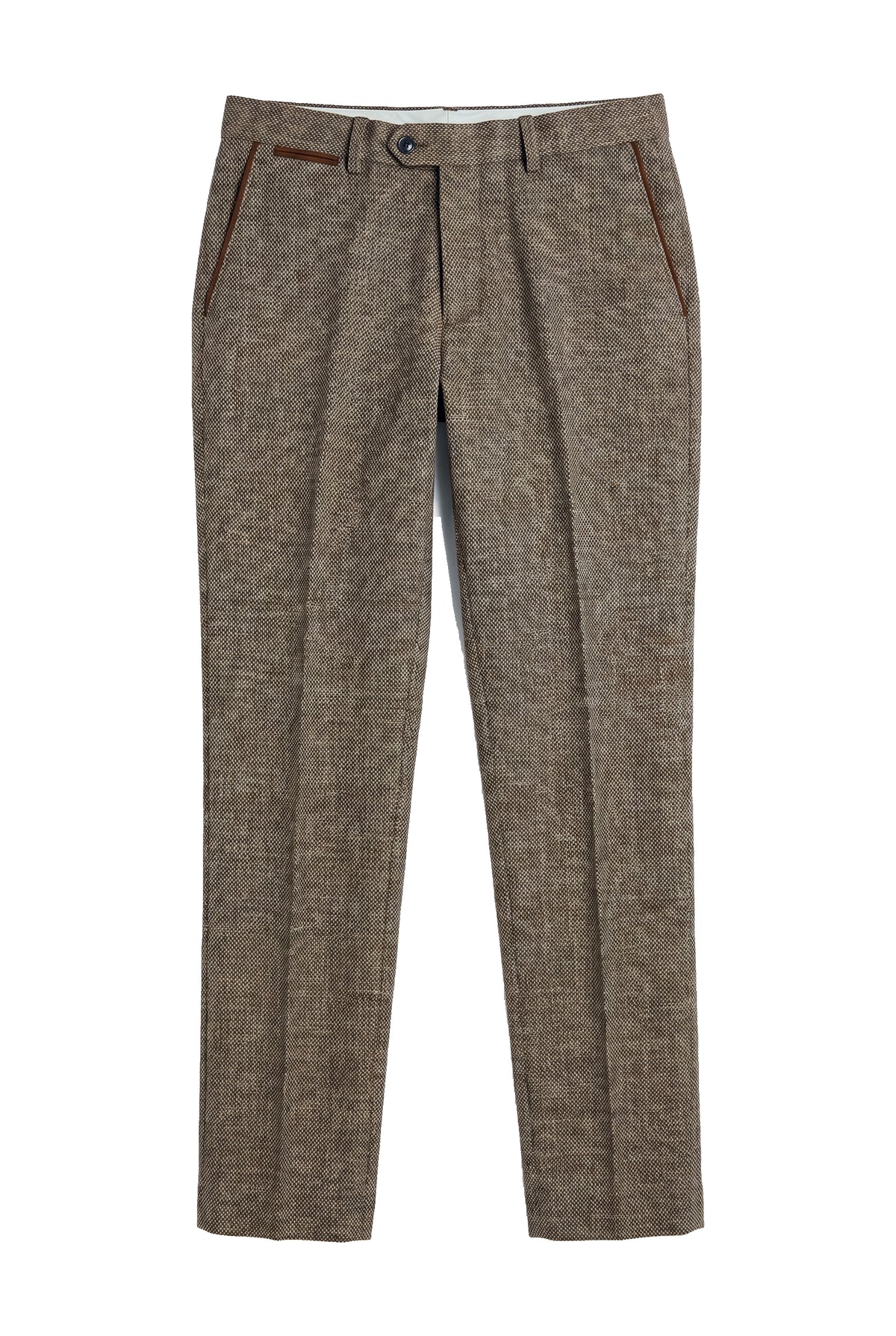 Ralph - Pantalon en tweed marron pour homme