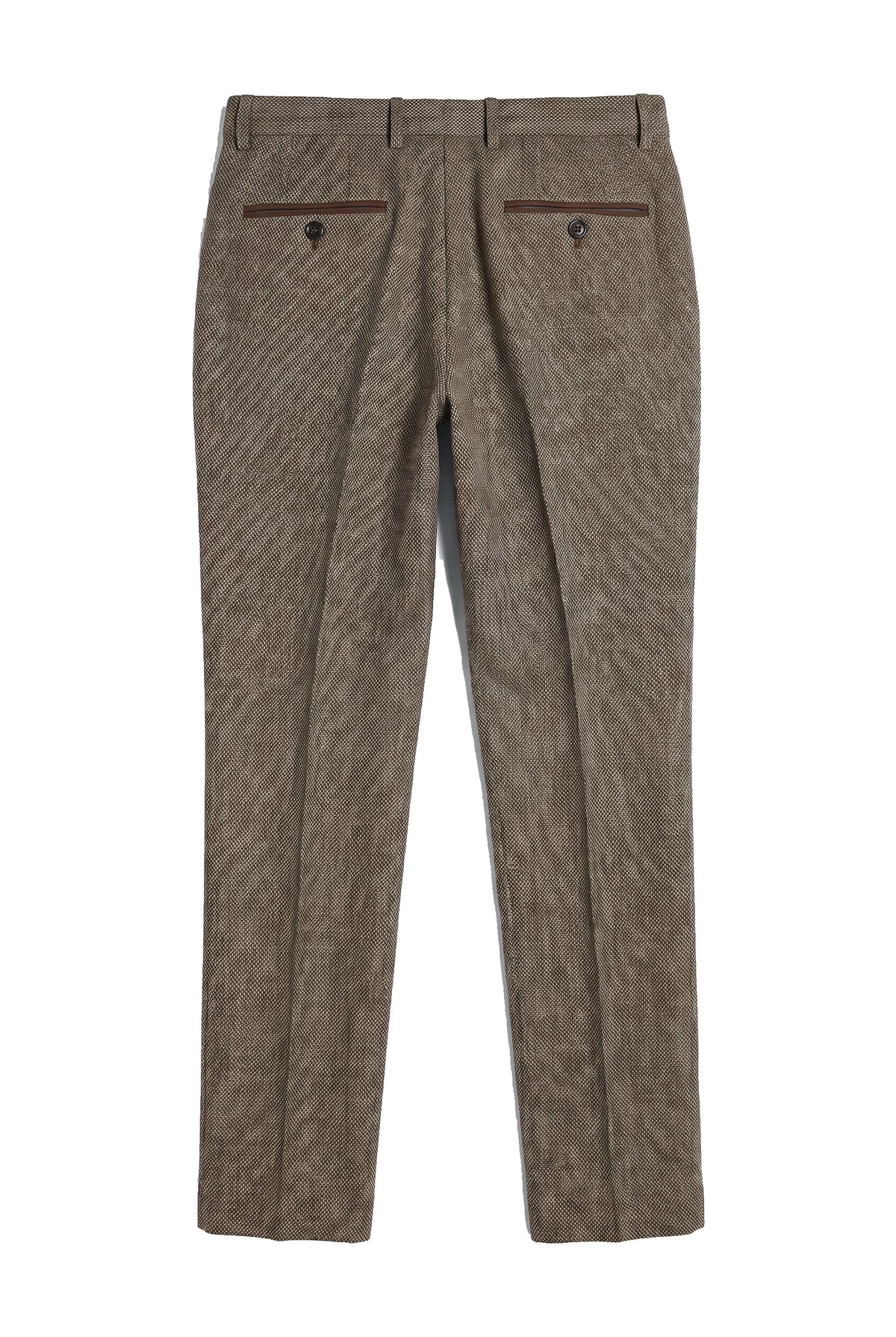 Ralph - Pantalon en tweed marron pour homme