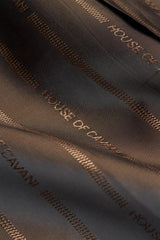 Manteau pour homme en tweed pied-de-poule mélangé laine marron