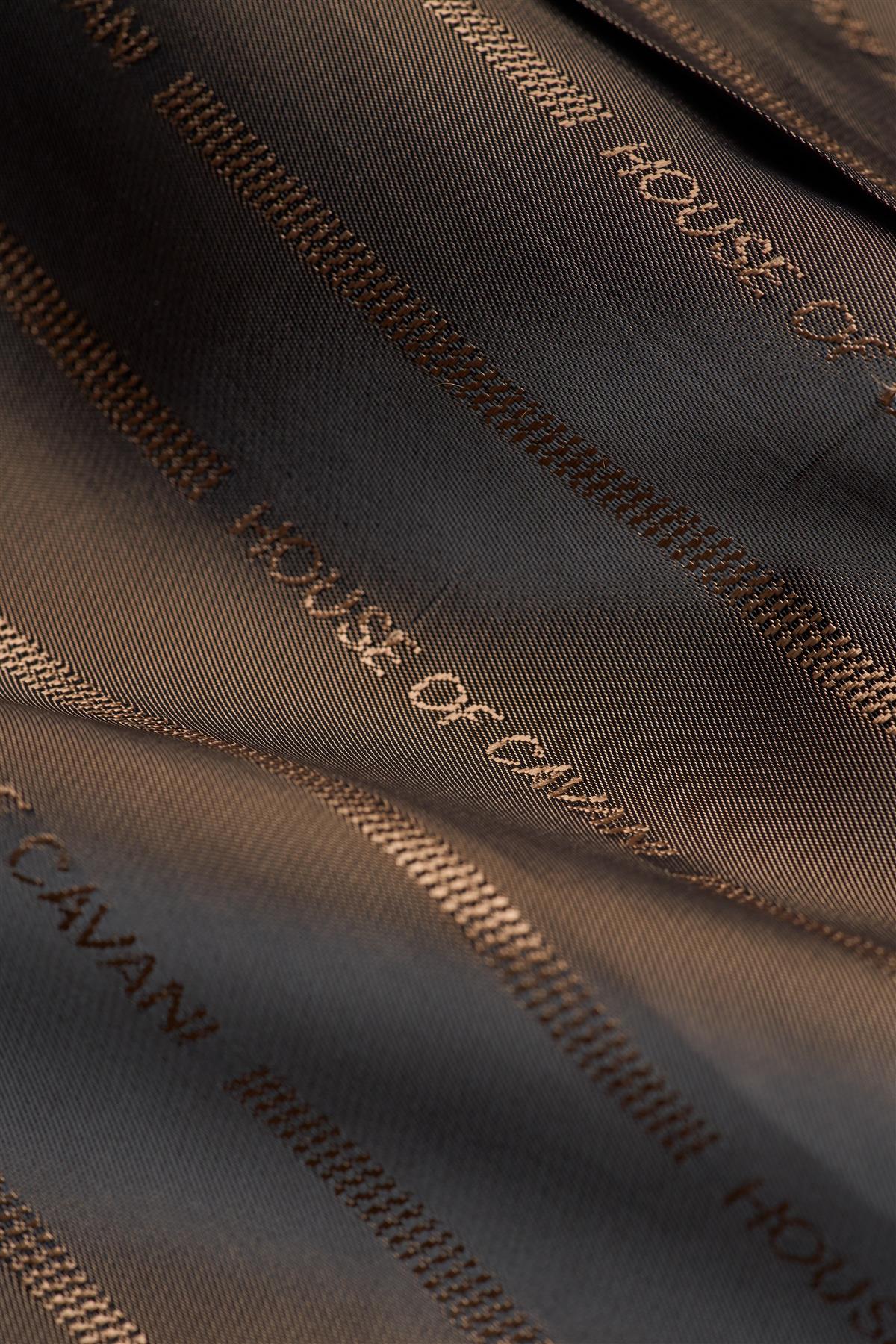 Manteau pour homme en tweed pied-de-poule mélangé laine marron