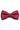 Nœud papillon bordeaux double épaisseur pour homme