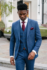 Ensemble de cravates bordeaux pour homme