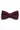 Nœud papillon pour homme en tweed bordeaux mélangé laine