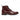 Bottines Balmoral pour homme, en cuir bordeaux, à revers.