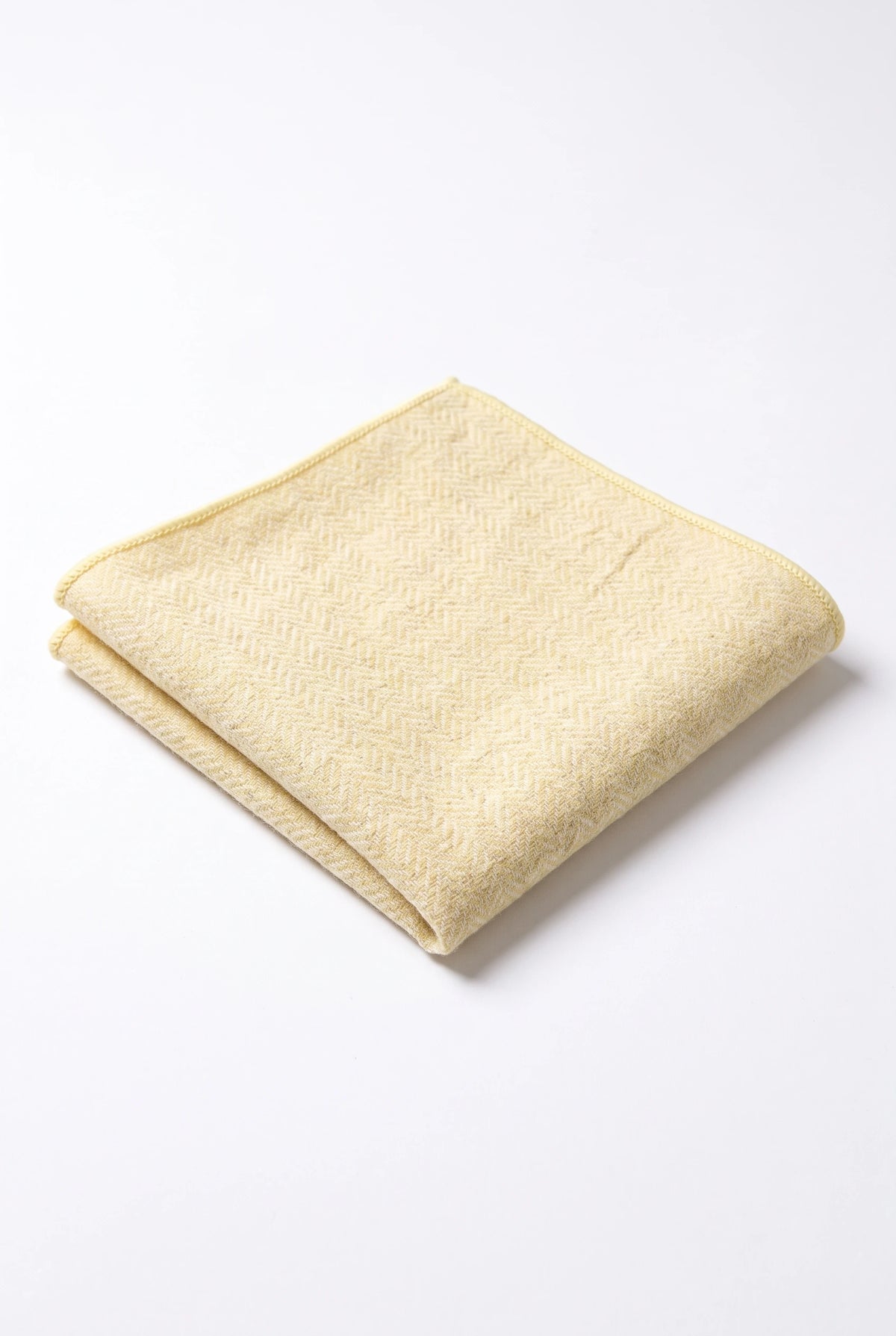 Pochette de costume pour homme en tweed champagne mélangé laine