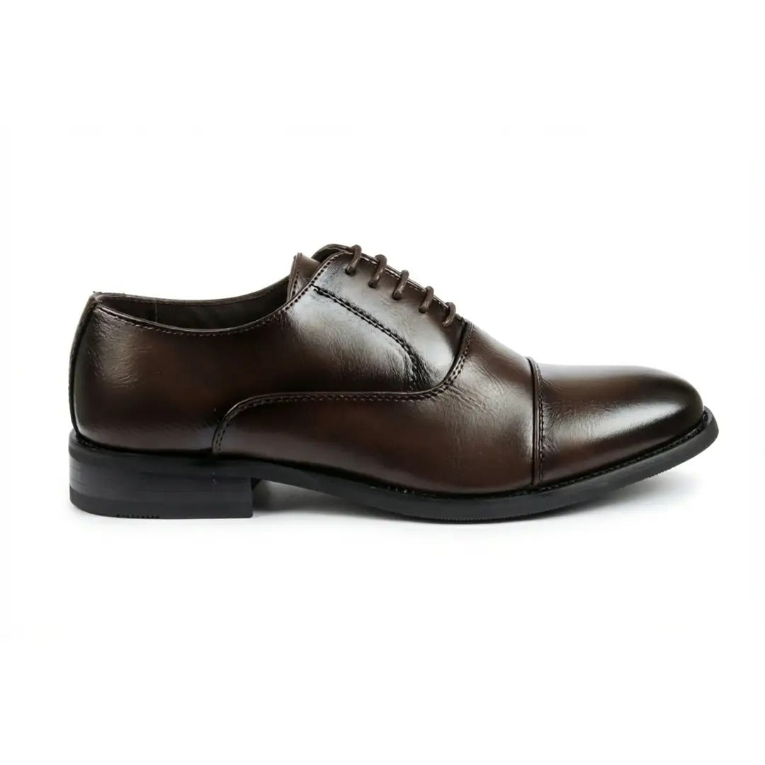 Chaussures Oxford classiques à bout rapporté pour hommes