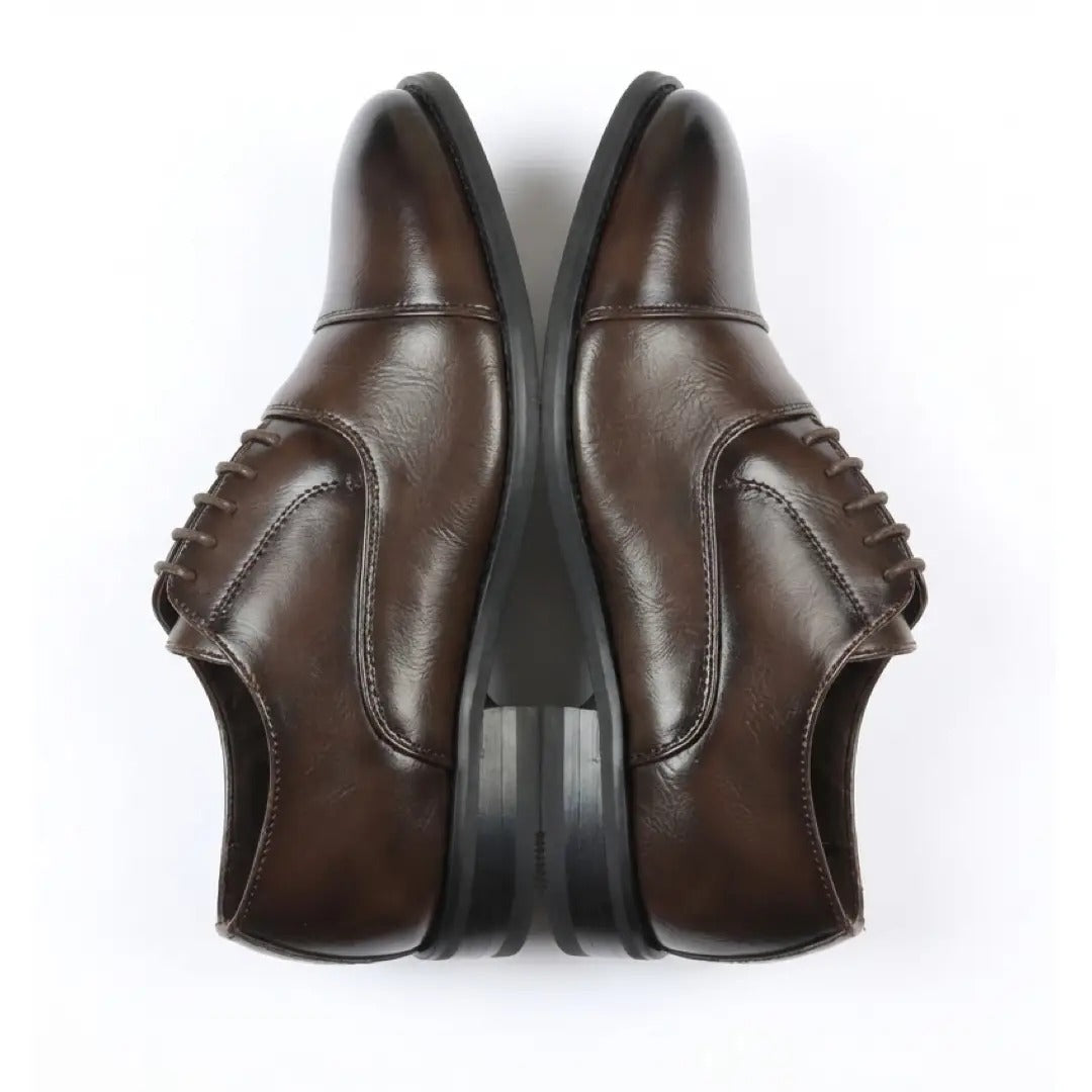 Chaussures Oxford classiques à bout rapporté pour hommes