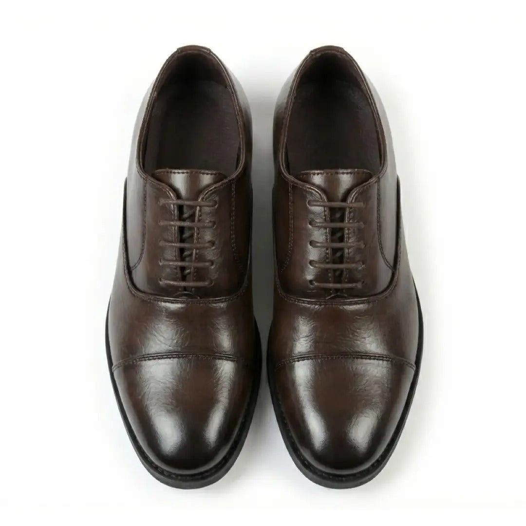 Chaussures Oxford classiques à bout rapporté pour hommes