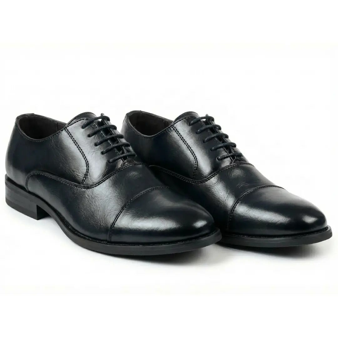 Chaussures Oxford classiques à bout rapporté pour hommes