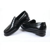 Mocassins classiques Penny pour hommes en cuir PU