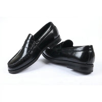 Mocassins classiques Penny pour hommes en cuir PU