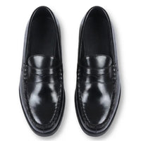 Mocassins classiques Penny pour hommes en cuir PU