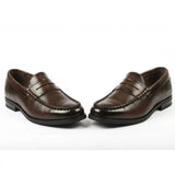 Mocassins classiques Penny pour hommes en cuir PU