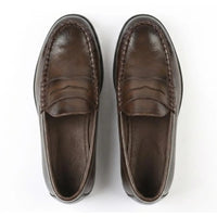 Mocassins classiques Penny pour hommes en cuir PU