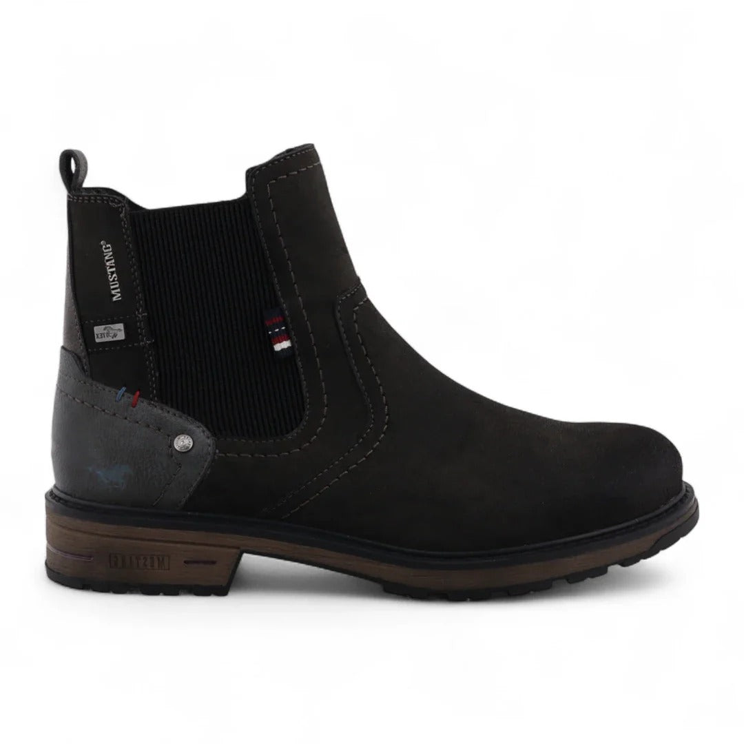 Bottines Chelsea pour homme, gris foncé, imperméables