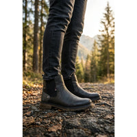 Bottines Chelsea pour homme, gris foncé, imperméables