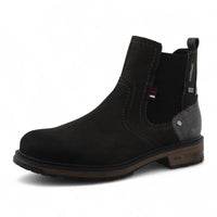 Bottines Chelsea pour homme, gris foncé, imperméables