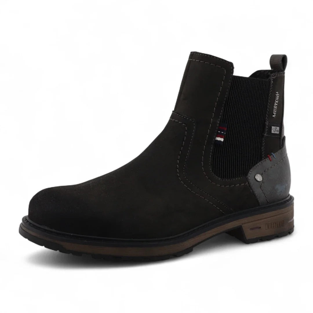 Bottines Chelsea pour homme, gris foncé, imperméables