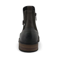 Bottines Chelsea pour homme, gris foncé, imperméables