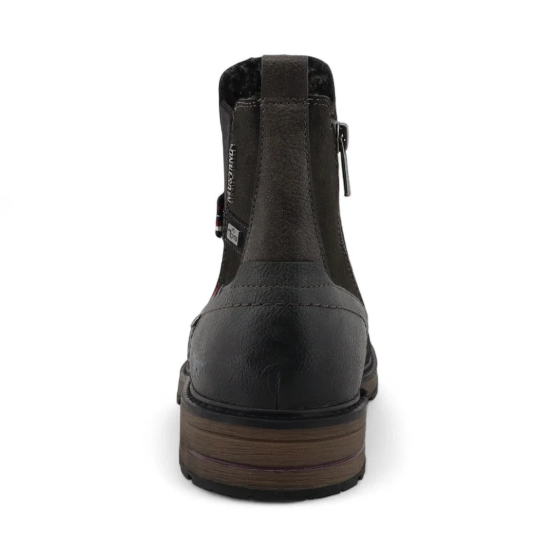 Bottines Chelsea pour homme, gris foncé, imperméables
