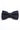 Nœud papillon en flanelle de laine bleu marine foncé pour homme