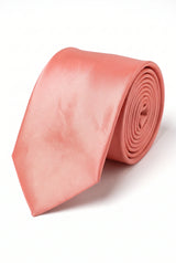 Ensemble de cravate rose poudré pour homme